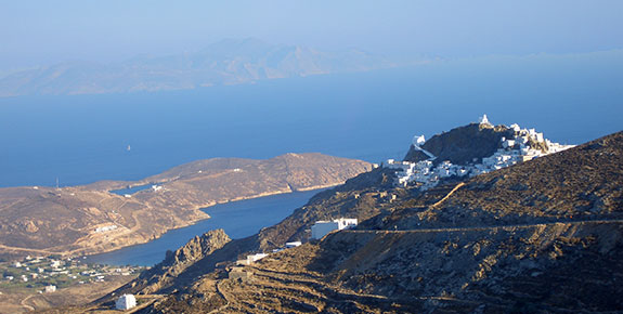 Aerial View of Serifos Island